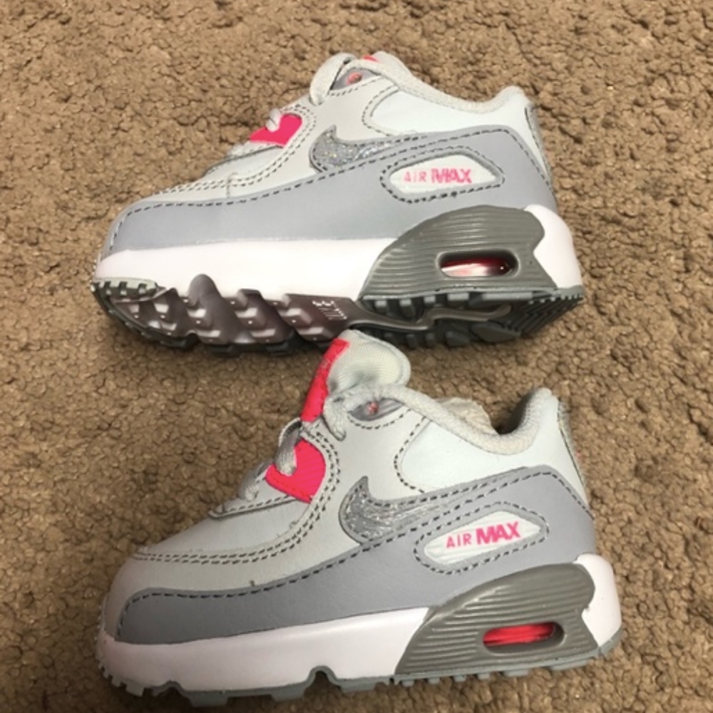 Baby Girl Nike Air Max Pink/Gray